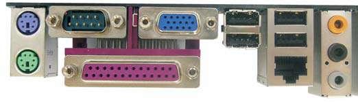 1.4 I/O Panel 1 2 3 4 5 6 10 9 8 7 1 PS/2 Mouse Port (Green) 6 Microphone (Pink) 2 USB 2.0 Ports (USB23) 7 USB 2.