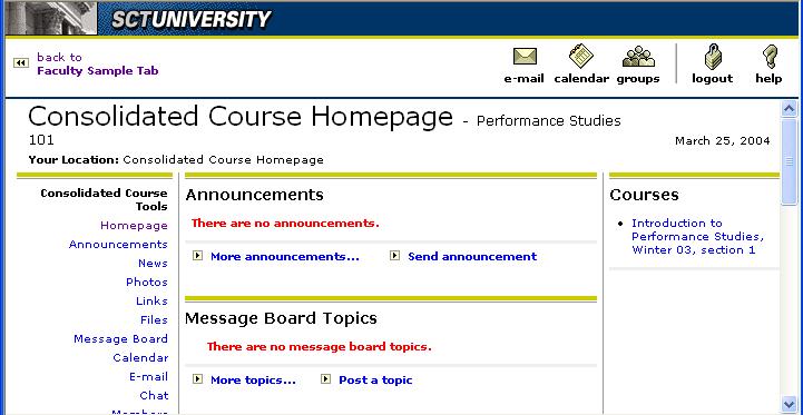Adding and removing courses Scroll down the page.