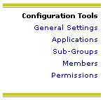 MANAGING GROUP AND COURSE CONFIGURATION When group or course leaders access a homepage they are responsible for maintaining, or when a group or course member with delegated group or course leader