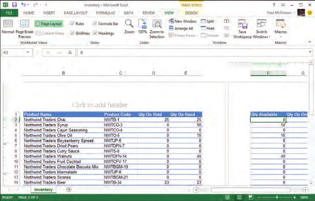 Change the View You can adjust Excel to suit what you are currently working on by changing the view to match your current task. The view determines how Excel displays your workbook.