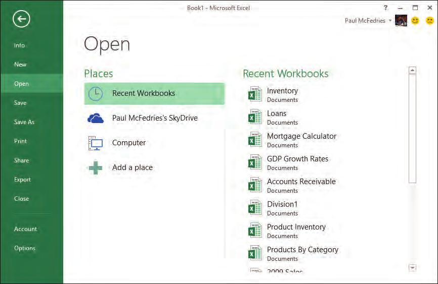 Configure Excel Options You can customize Excel to suit the way you work by configuring the Excel options.