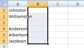 For example, if you want to insert a row between rows 3 and 4, select row 3. 2. Click the Insert command on the Home tab. 3 The new row will appear above the selected row.