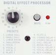 16 presets Electronically balanced MAIN MIX outputs
