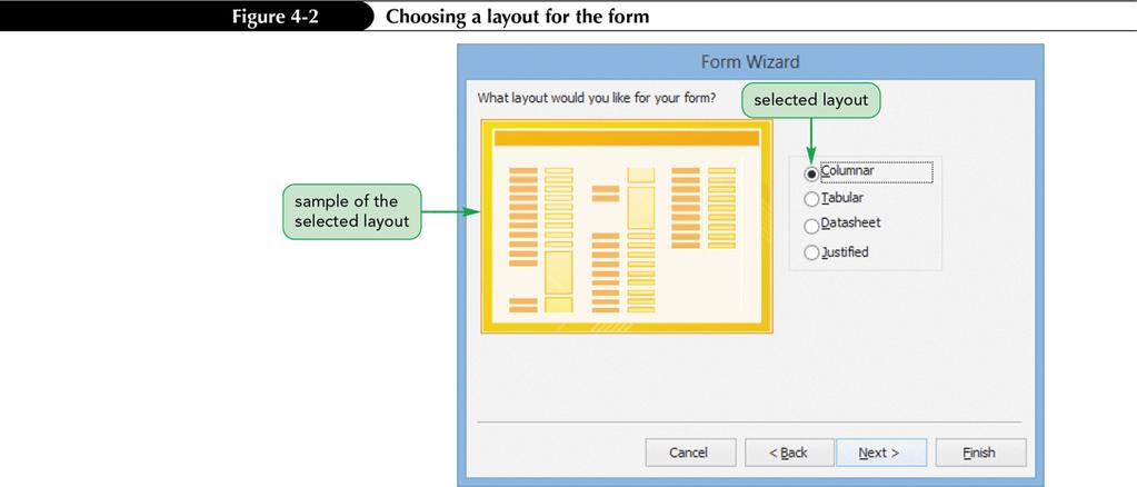 can design your own forms or have Access create them for
