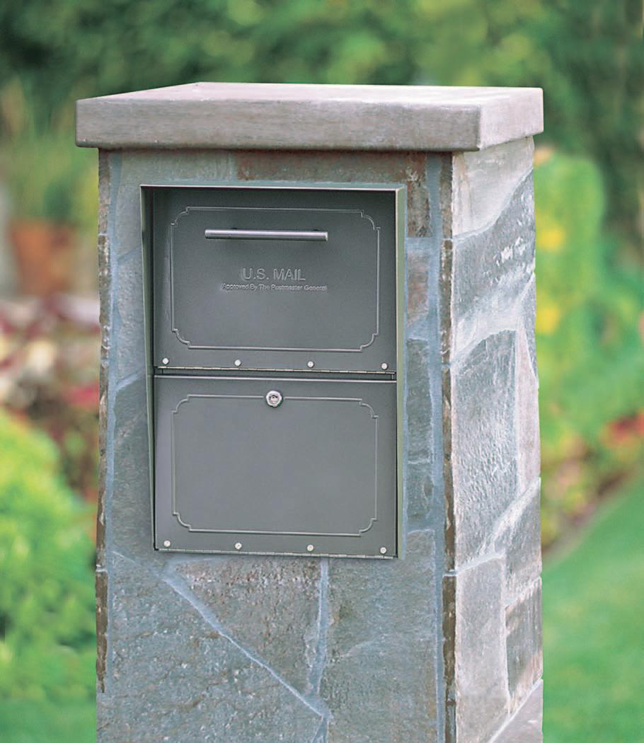 Oasis All Oasis mailboxes are equipped with an extra large patented hopper style access door to accommodate bundled