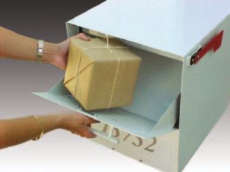 2 Now available in sizes: Oasis Oasis Oasis 14 Oasis mailboxes may be installed atop or into a masonry column.