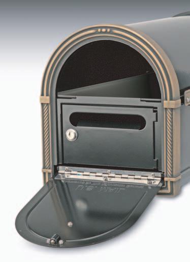 The incoming mail slot is 5-1/2 wide by 3/4 tall and the access door opening is 6-1/4 wide by 4 tall.