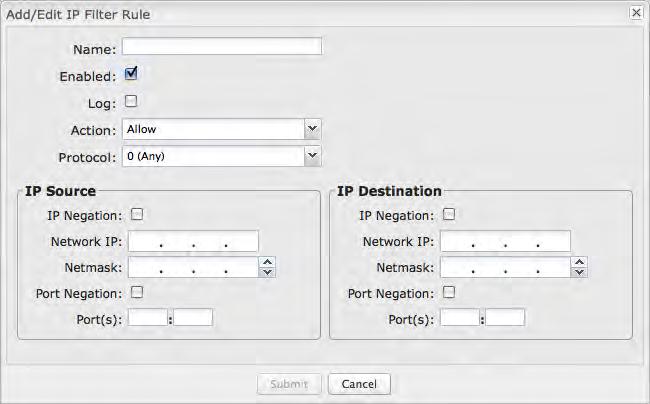 6.4.3 IP Filter Rules (Advanced) An "Incoming" IP filter rule restricts remote access to computers on your local network.