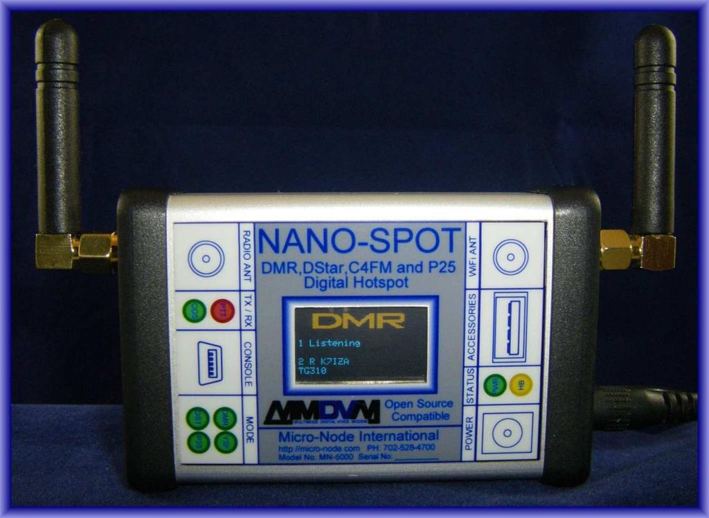NANO-SPOT Personal Digital Hotspot User's Manual