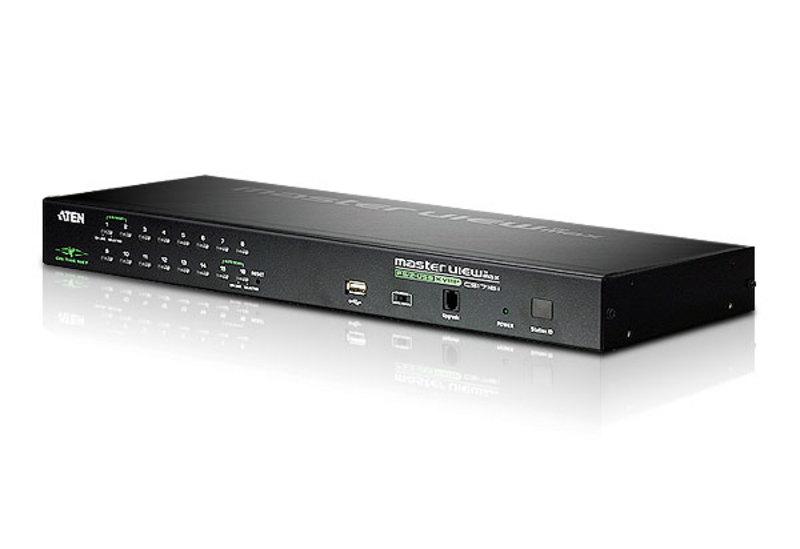 CS1716i 1-Local/Remote Share Access 16-Port PS/2-USB VGA KVM over IP Switch The CS1716i KVM switches is an IP-based KVM control unit that allows both local and remote operators to monitor and access