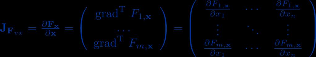 Linearization of Vector Fields multi-dimensional vector field Jacobi