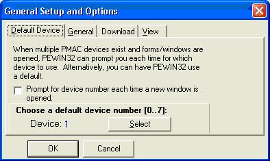 Figure 2. This opens the UMAC Devices window as shown in Figure 3.