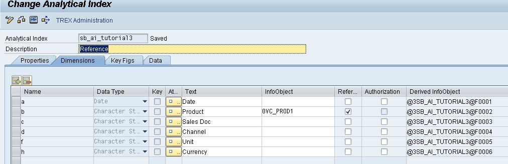 If the reference for dimension Product is set to an InfoObject of type NUMC with length 5 (after loading), then a query on this field aborts during query execution (InfoObject Product in the SAP