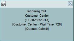 Call Center Interface The following elements are available from the Call Center main interface: Global Message Area This is located to the right of the Call Center name.