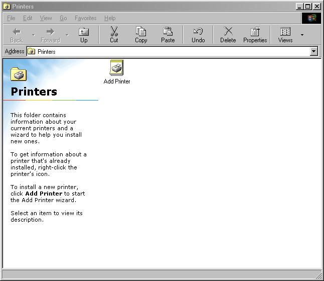 Windows 98/Me Add Printer Wizard The following is the procedure to connect to the shared printer on your network using