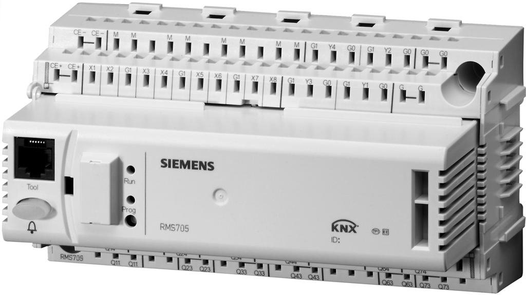 s 3 124 Synco 700 Switching and monitoring device RMS705B Various switching and monitoring functions combined with mathematical and physical operations (calculations, minimum, maximum and average