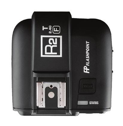 Name of Parts Body / Transmitter Battery Compartment Micro USB Port (for firmware updates) PC Sync Port Hot Shoe Speedlite Connection TEST Trigger Button AF Assist Beam