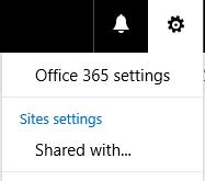 Getting around Office 365 (cont d) Changing the