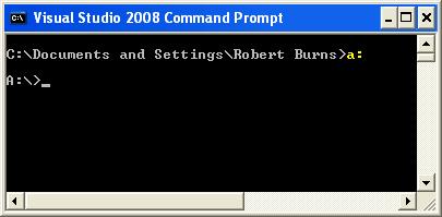 the Start All Programs Accessories menu or by running the command "cmd".