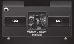 Playing an ipod Audio Screen Control Touchscreen Album Bar Select an album image.