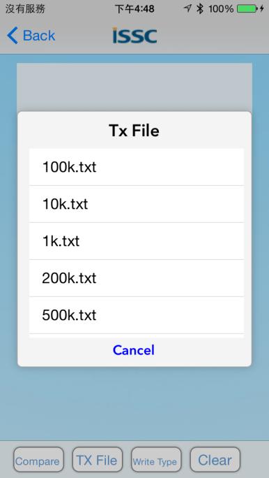 Tx File Feature Another test feature similar to the Timer feature is the TX File transfer.