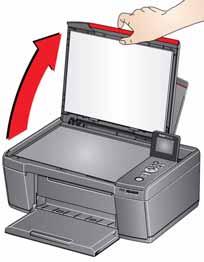Maintaining Your Printer Cleaning the scanner glass and document backing The scanner glass can get smudged and minor debris can accumulate on the white document backing under the scanner lid.