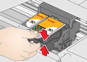 KODAK HERO 3.1 All-in-One Printer 3. Pinch the tab on the ink cartridge. 4.