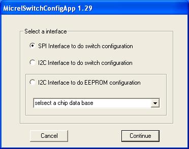 5.6 Window SPI Software Tool This is a powerful tool to access all register. The tool located in the default or assigned folder in the installation. There is a MicrelSwitchConfigApp.