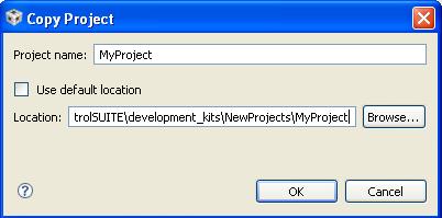 8) You should now see two projects inside the C/C++ Project window in CCS. Right click on the original template project name and click Close Project and once closed right click again and click Delete.