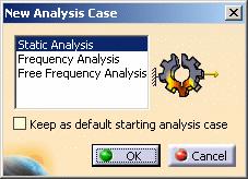 Page 14 2. Select an analysis case type in the New Analysis Case dialog box. In this particular example, select Static Analysis.