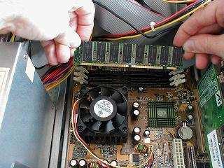 7) If you have an older motherboard, especially in a 486 or earlier system, there is a chance that your motherboard requires jumpers to be set when adding memory to the PC.