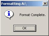 Cancel if you don't want to format the disk. 6.