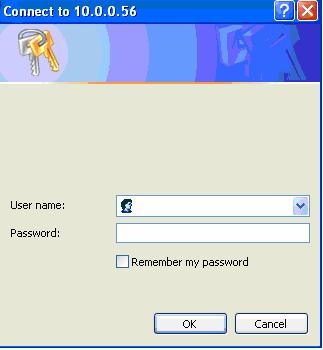 3. Enter your Username and Password to login to the IP Camera.