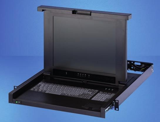 Cabinet accessories Monitor, keyboard Monitor-Keyboard-Touchpad, 1 U Monitor, keyboard Pull-out LCD colour monitor, 15", TFT, max.