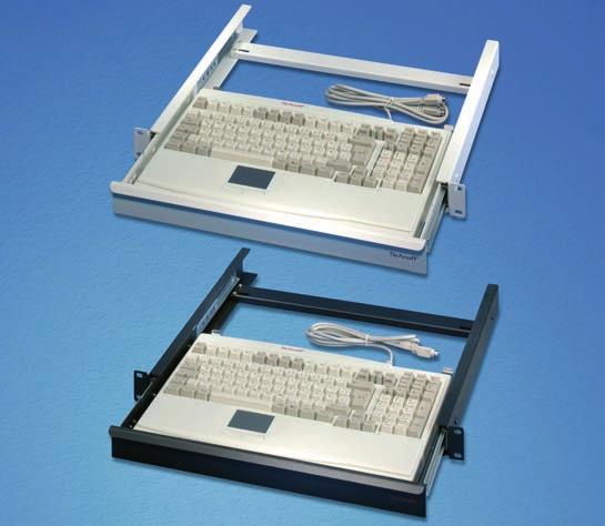 Cabinet accessories Monitors, keyboards 19" drawer with keyboard 1 U Monitors, keyboards Pull-out keyboard incl.