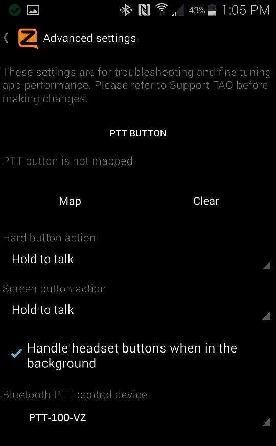 Setting Up the Zello App To get the Zello app on your phone and set it up to work with the PTT-100-VZ speaker microphone, do the following: 1.