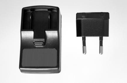 2 Characteristics of the mains power adapter Input: 100/240 V - 50/60 Hz. Output: 5V 1A.
