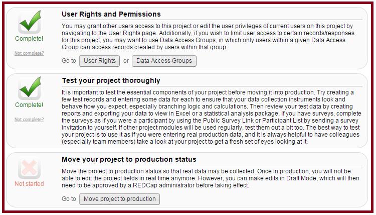 Project Setup Grant User Access Test with