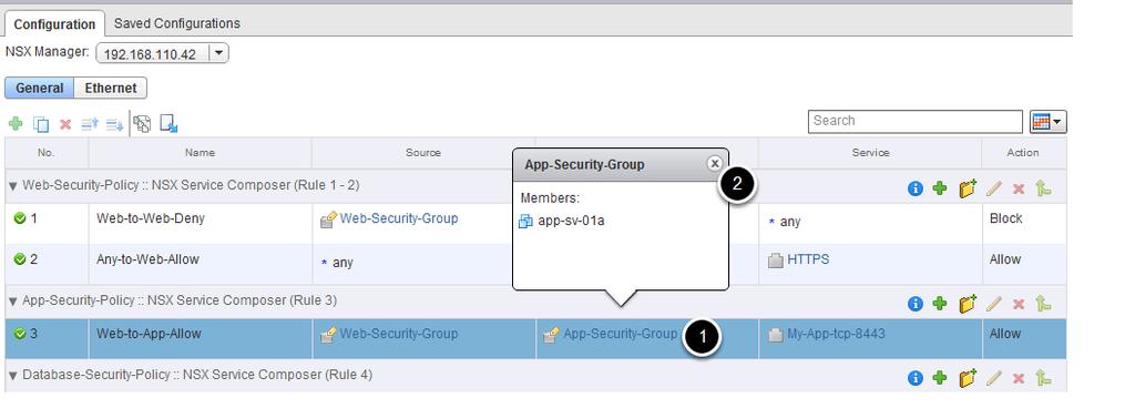 Application-Security-Group The app-security-group is a dynamic security group containing only application