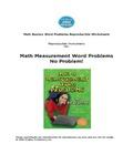Math Measurement Word Problems Reproducible Read online math measurement word problems reproducible worksheets now