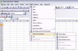 Import External Data to Excel 20 Now we are going to import the file back into Excel to format the columns.