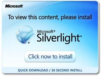 0. 1.1.2 Solution: Reinstall Silverlight Occasionally, Silverlight becomes corrupted because of an upgrade from Microsoft or installation of unrelated software.