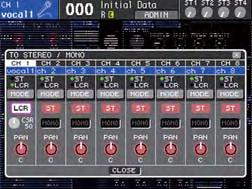 There s also a Master layer button that brings all 16 mix bus levels to the console s faders on the LS9-16, and additionally the matrix levels and mono bus level on the 33-fader LS9-32.