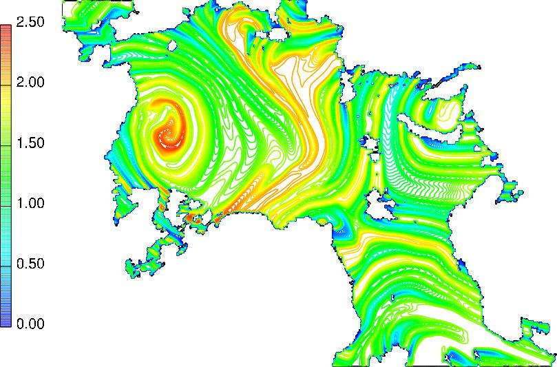 Ice Modelling Wind + ocean current