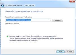 site. Virtual COM Port Driver (FTDI) download