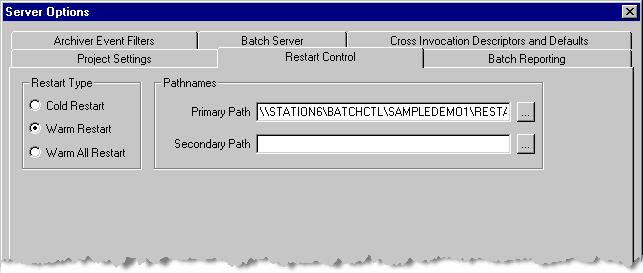 Chapter 3 FactoryTalk Batch Server introduction 3. In the Project Directories area, select the Primary Journal browse button. The Select Directory dialog box opens. 4.
