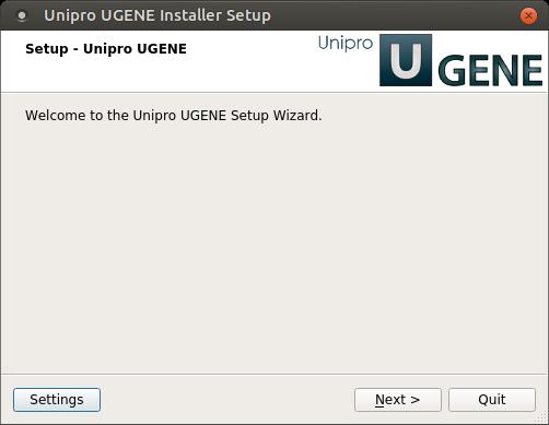 and follow the Unipro Setup wizard.