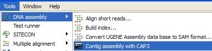 The following dialog will appear: Select assembly and result files and click on the Convert button.
