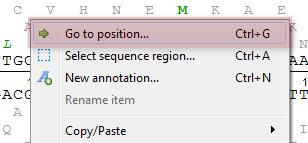 region is synchronized between different Sequence View components.