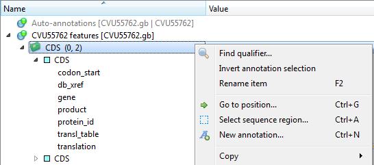 The dialog will appear: Here you can specify the name and the value of the qualifier and select the searching parameter: Exact match or Contains substring.